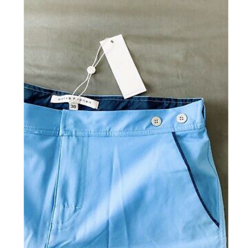 NWT Parke & Ronen Mens Blue Swim Shorts - 30 - Picture 3 of 3